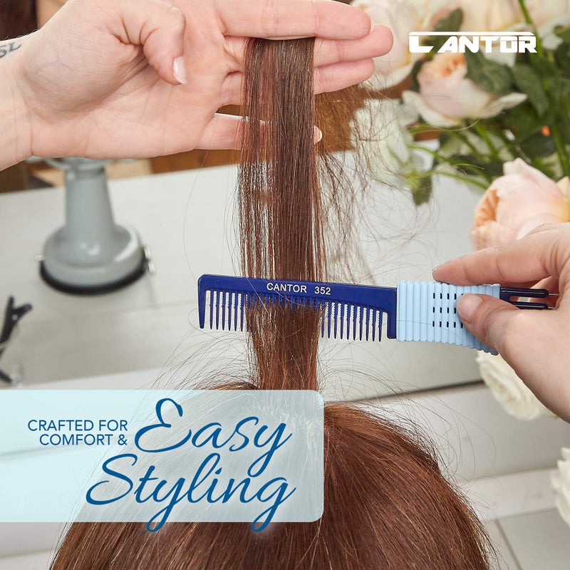 Cantor Lift Teasing Comb and Hair Pick 2 Pack, Stainless Steel Lifts - Anti Static Comb For All Hair Types - Image 5